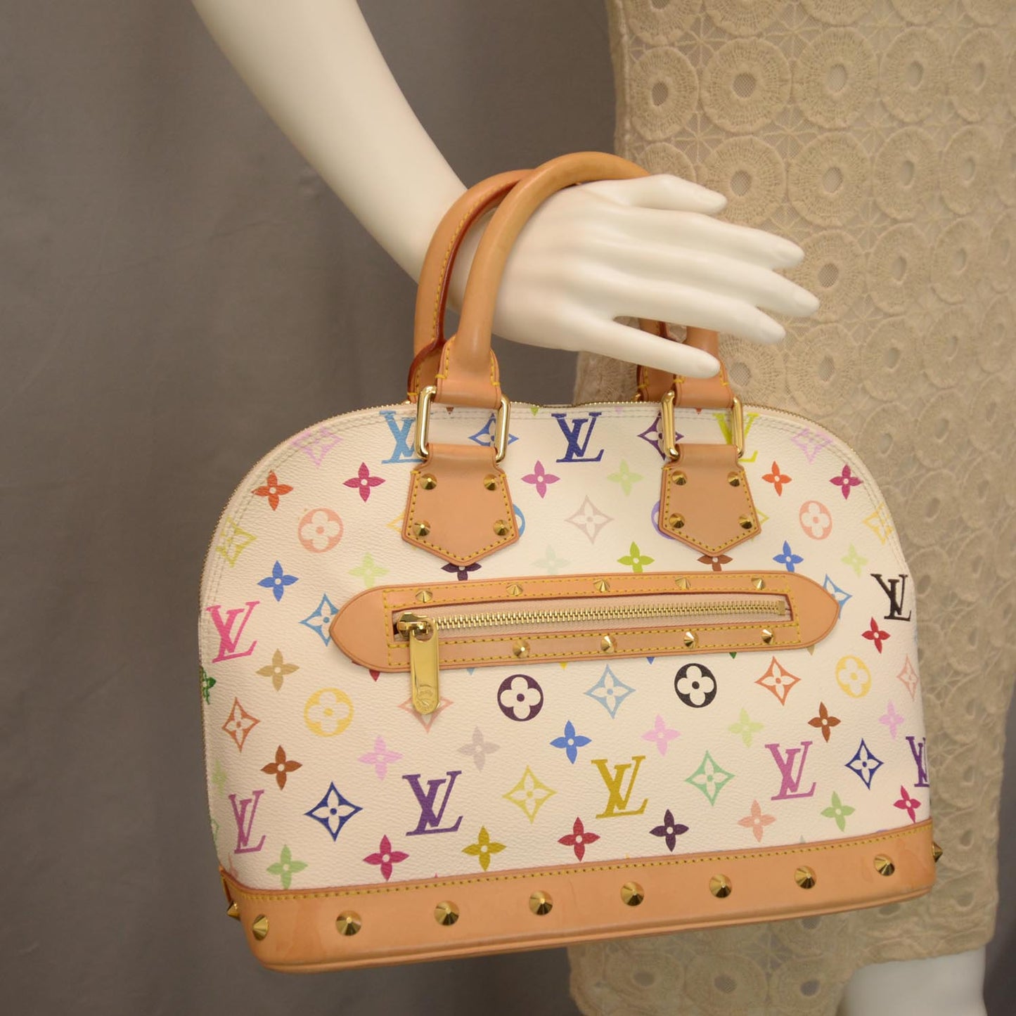 Monogram Multicolor Alma White