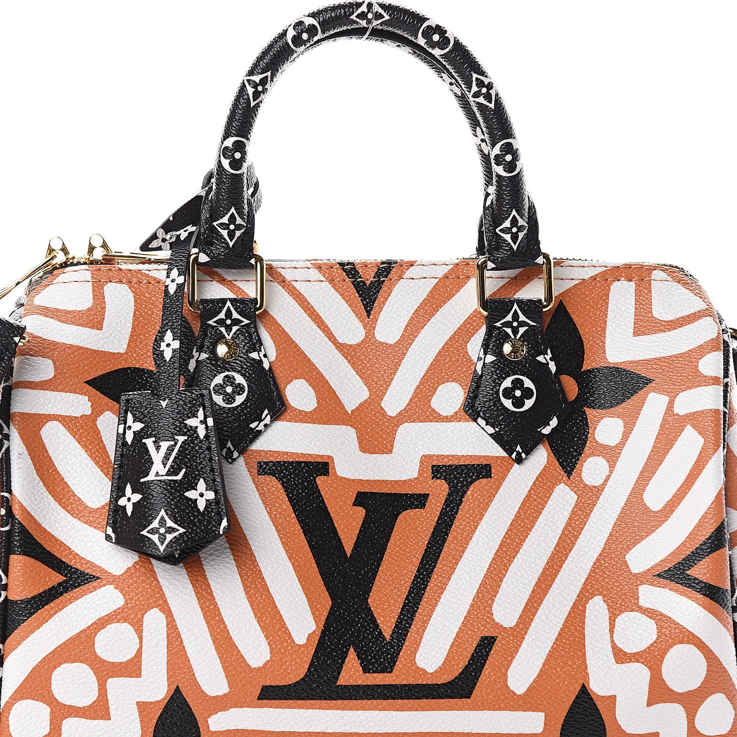 Monogram Giant Crafty Speedy Bandouliere 25 Creme Caramel