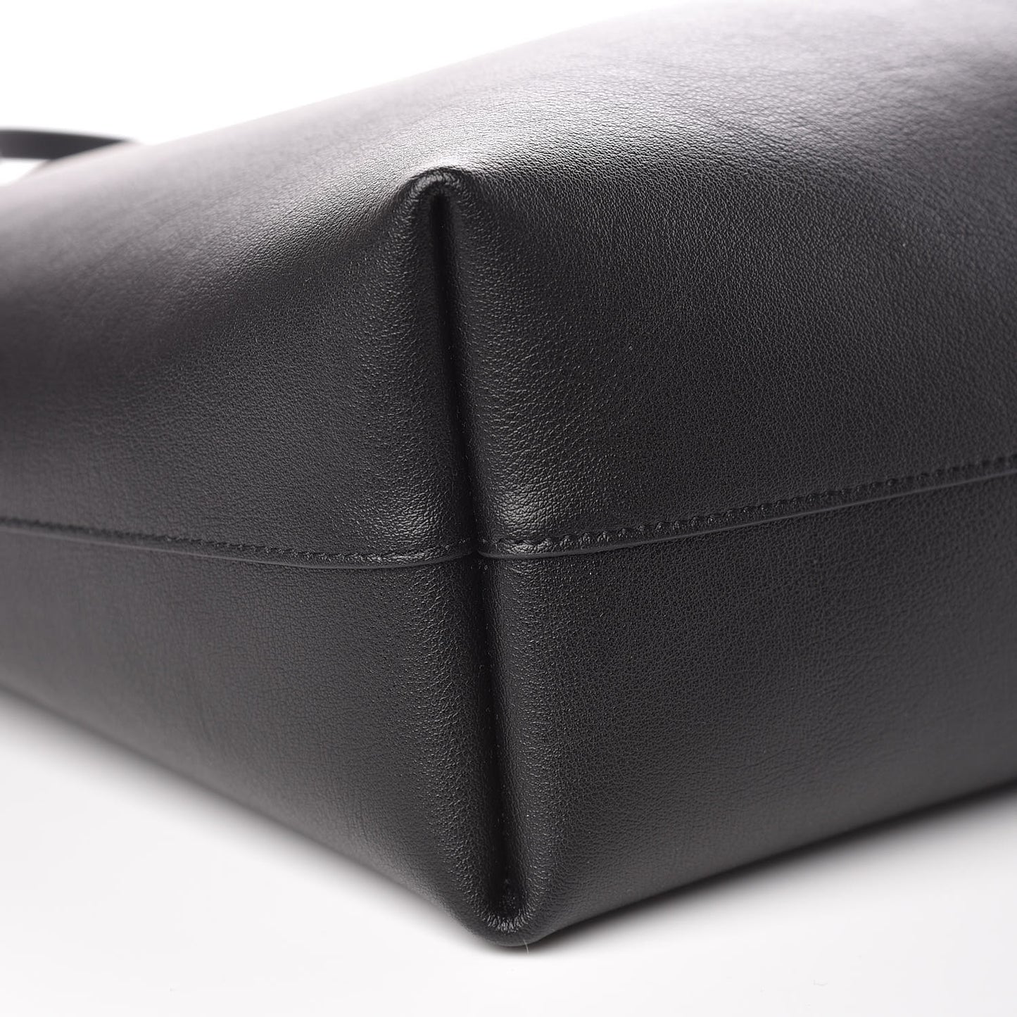 Calfskin Large Shopping Tote Black