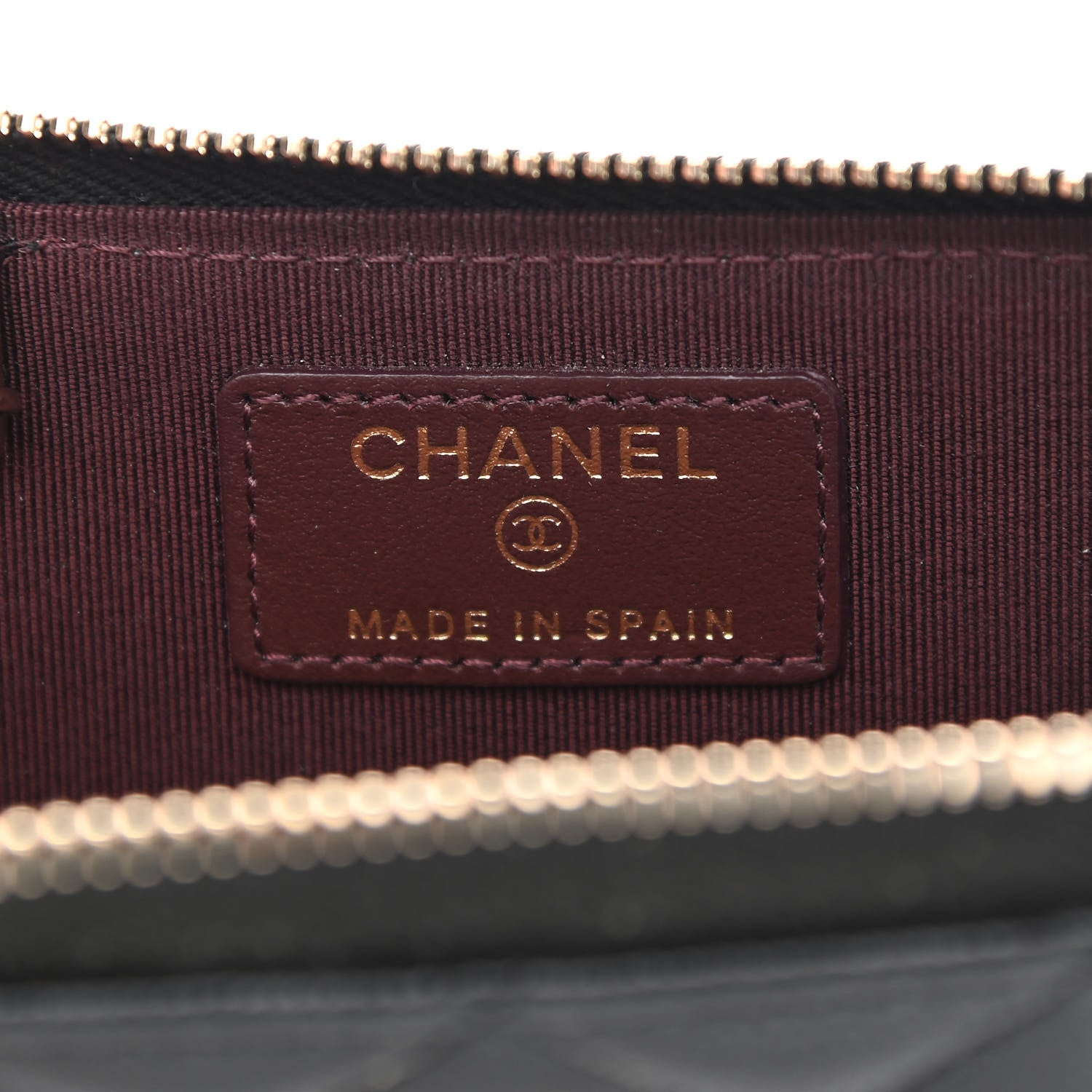 Chanel Caviar Quilted Zipped Key Holder Case Black 6 of 8