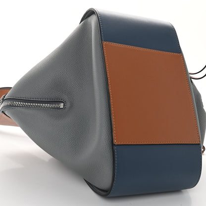 Loewe Calfskin Small Hammock Shoulder Bag Steel Blue Tan 8 of 9