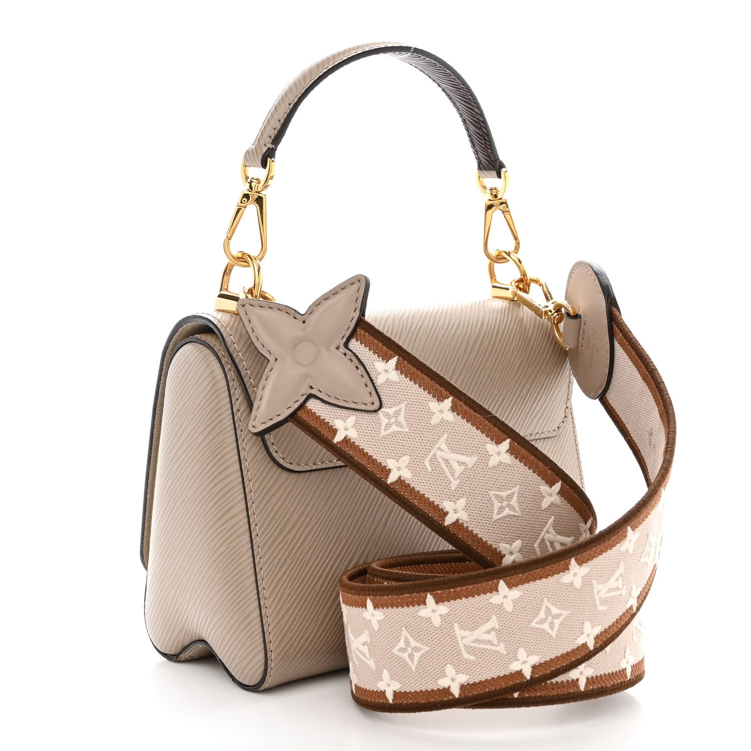 Louis Vuitton Epi Twist Top Handle Shoulder Bag PM Griege 4 of 12
