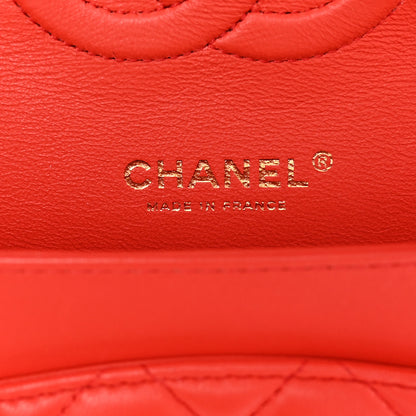 Chanel Lambskin Quilted Medium Double Flap Red 6 of 15