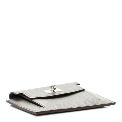 Hermes Epsom Kelly Pocket Compact Wallet Etain 5 of 11