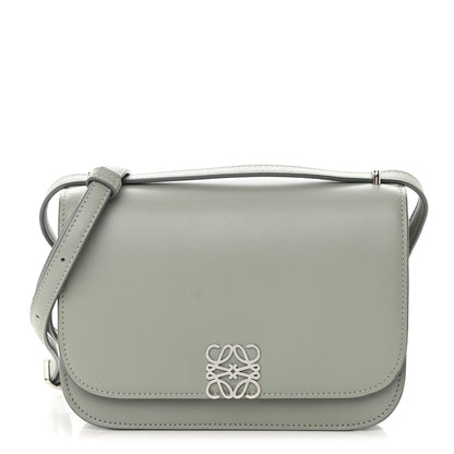Loewe Silk Calfskin Small Goya Bag Gray 1 of 15