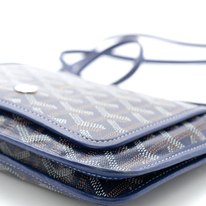 Goyard Goyardine Plumet Wallet Clutch Navy 12 of 13