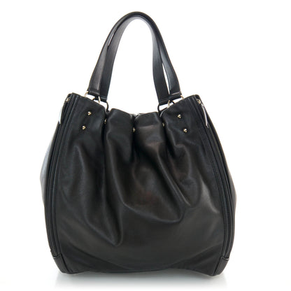 Saint Laurent Leather Biker Tote Black 1 of 8