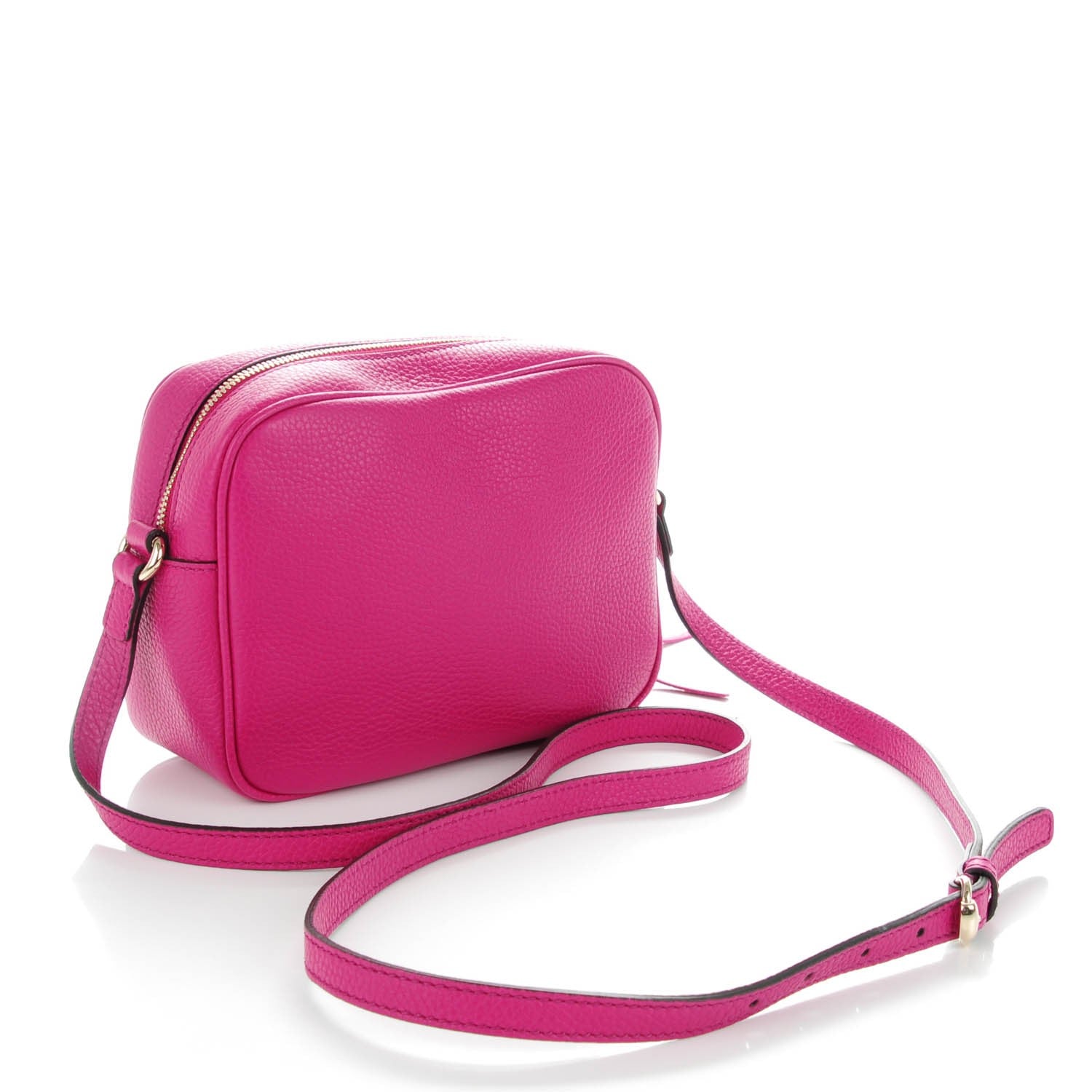 Gucci Cellarius Calfskin Small Soho Disco Bag Bright Bouganville 3 of 7