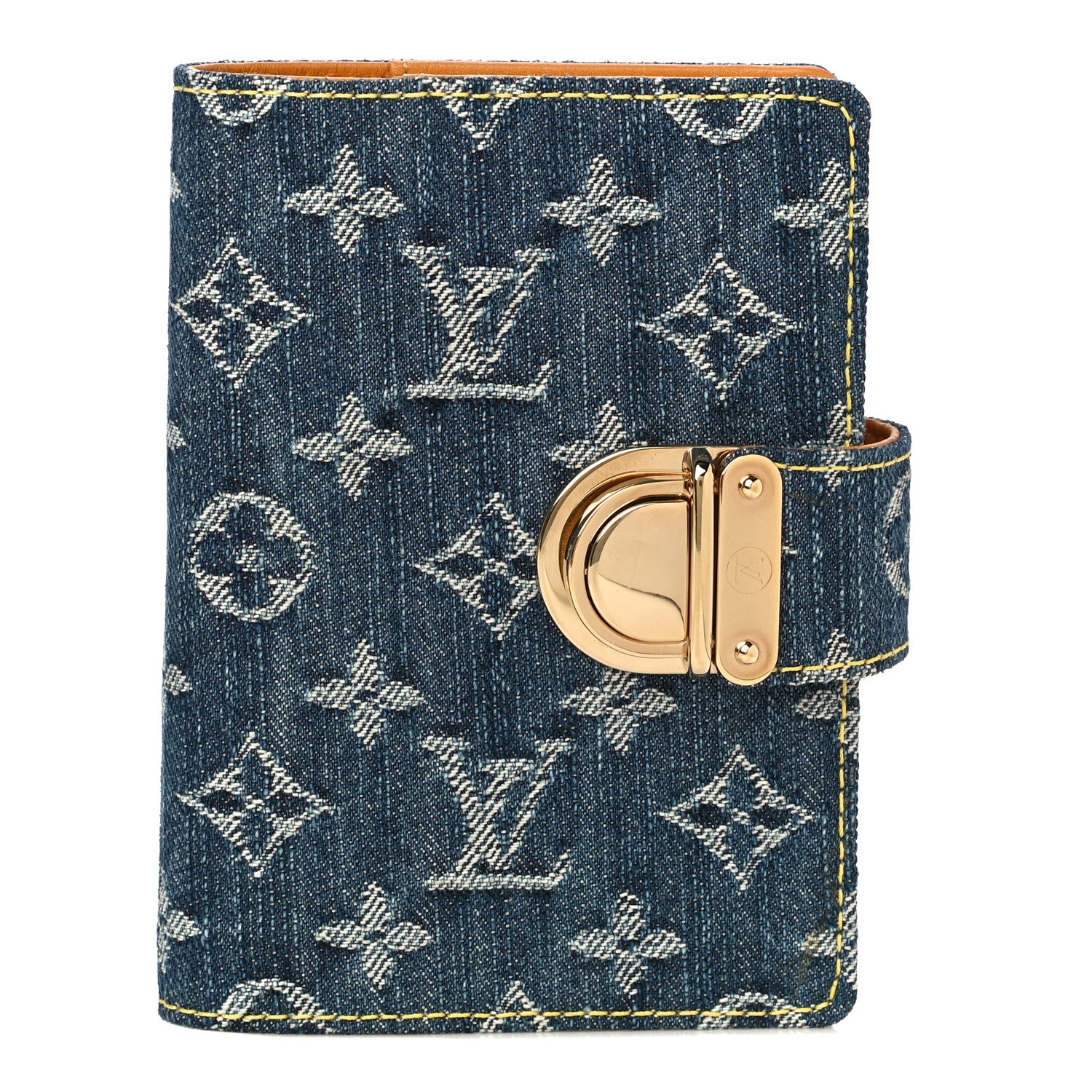 Louis Vuitton Monogram Denim Agenda PM Blue 919961