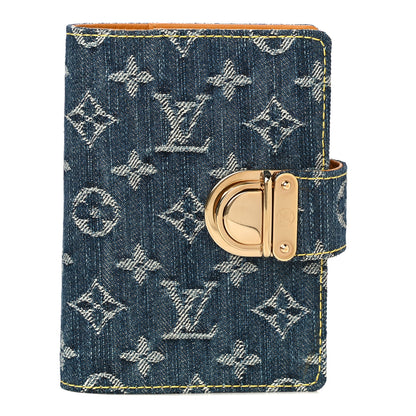 Louis Vuitton Monogram Denim Agenda PM Blue 1 of 14