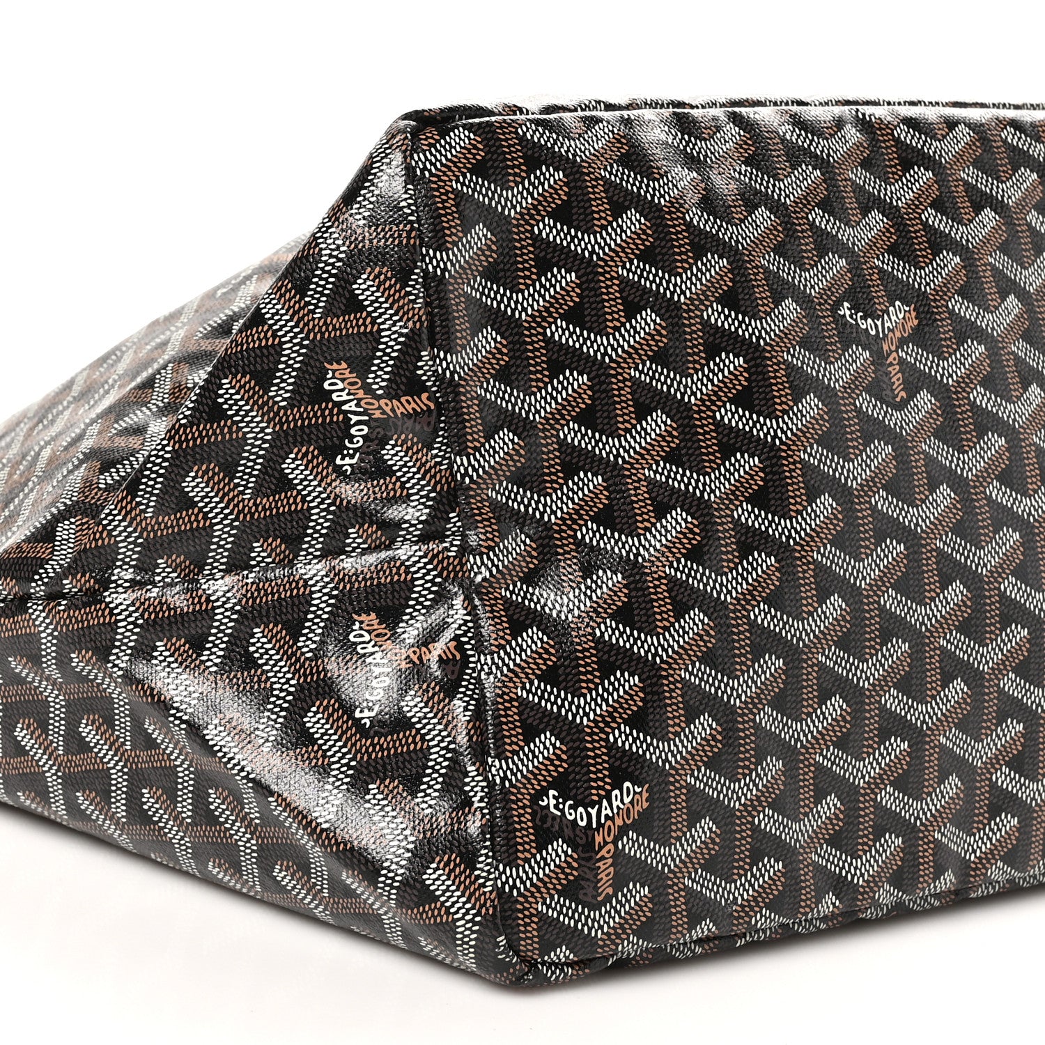 Goyard Goyardine Saint Louis GM Black Gold 10 of 11