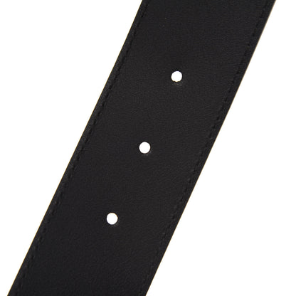 Gucci Calfskin Crystal Double G 40mm Belt 80 32 Black Multicolor 5 of 6