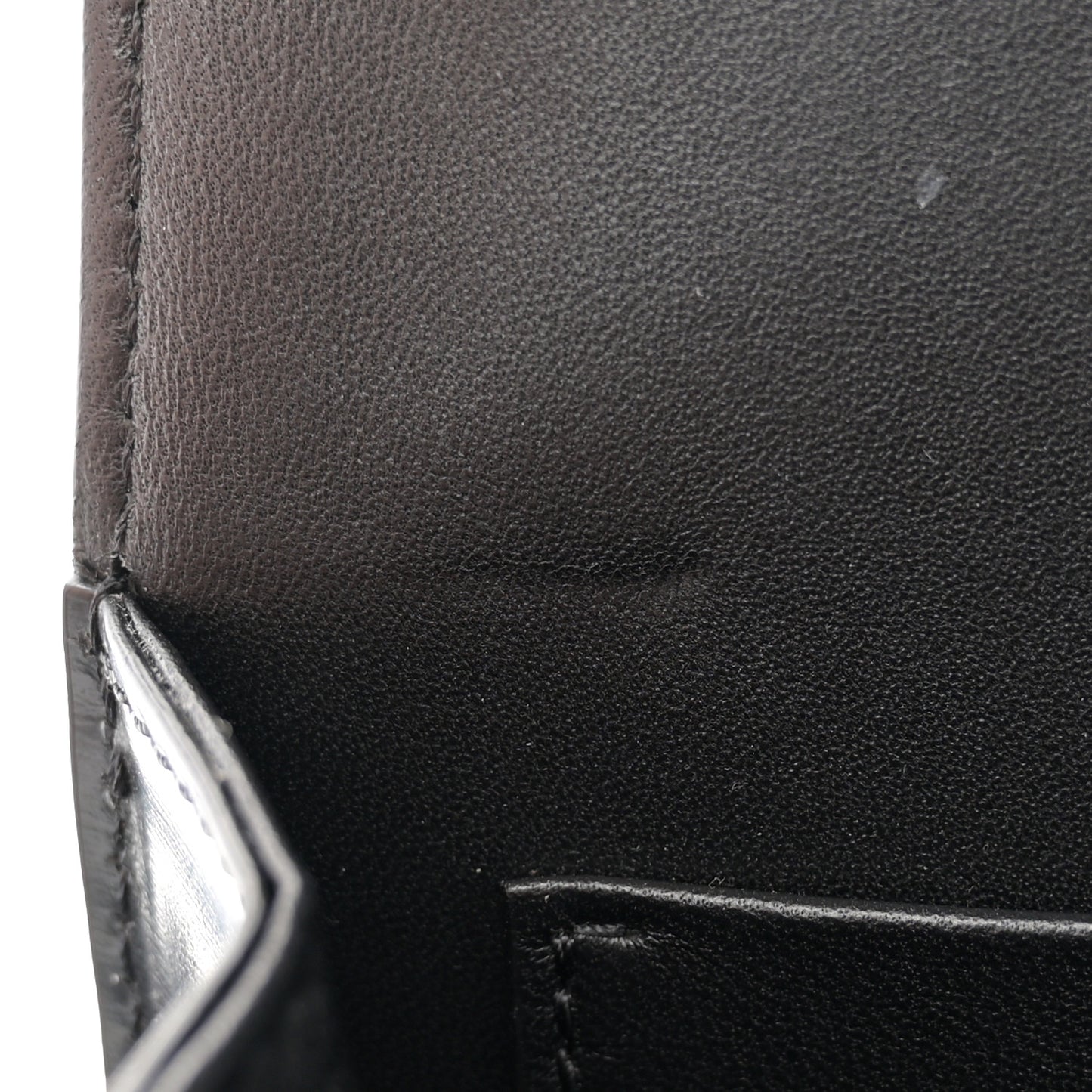 Shiny Calfskin Medium Triomphe Black
