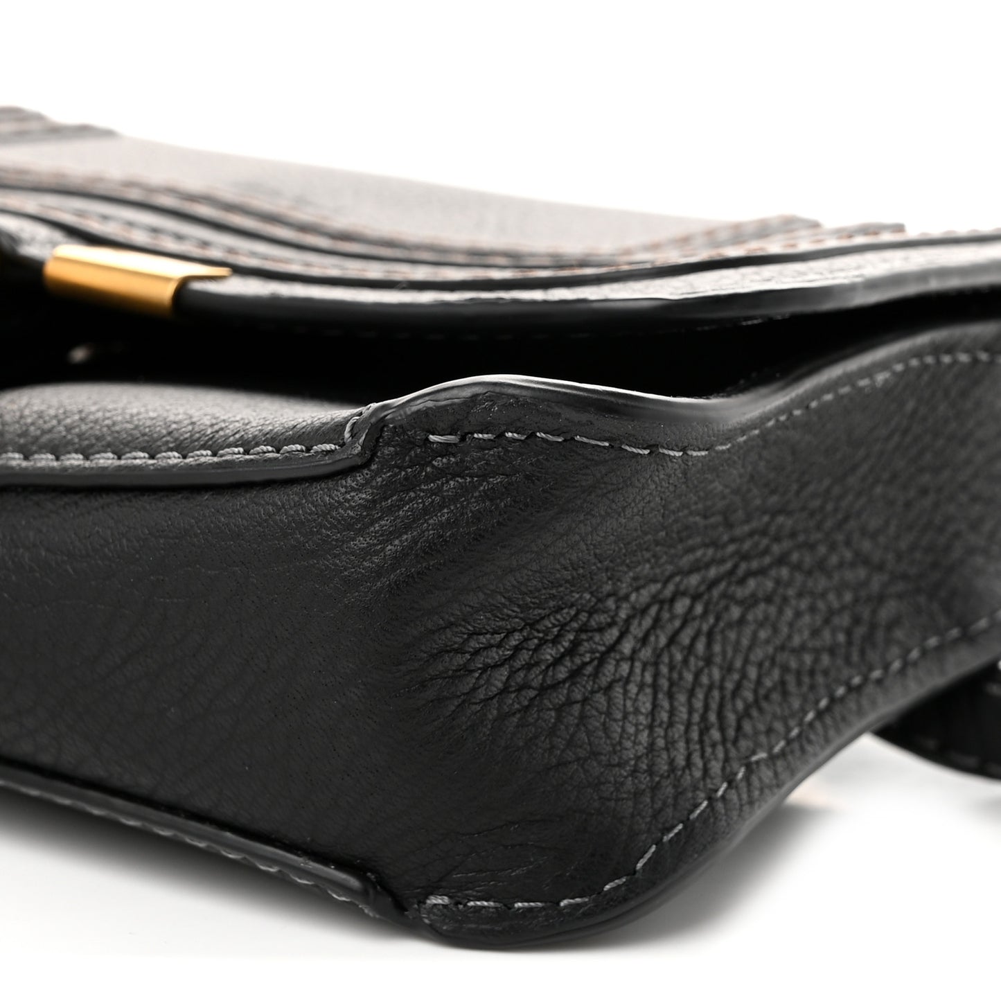 Calfskin Marcie Convertible Belt Bag Black