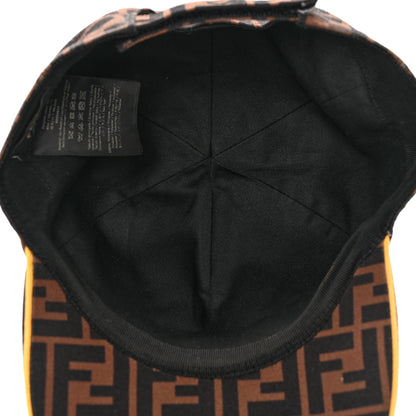 Fendi Canvas FF Reloaded Baseball Hat Tobacco Yellow 7 of 10