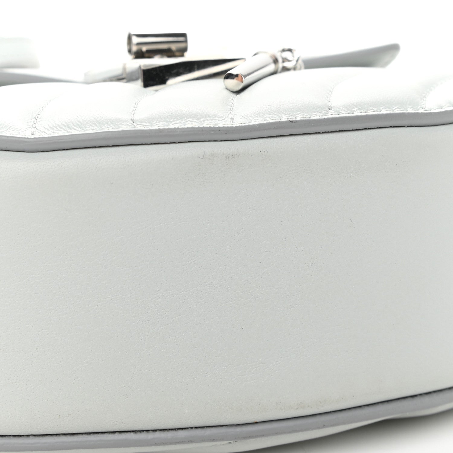 Chloe Calfskin Quilted Mini Drew Bijou Shoulder Bag Airy Grey 11 of 11