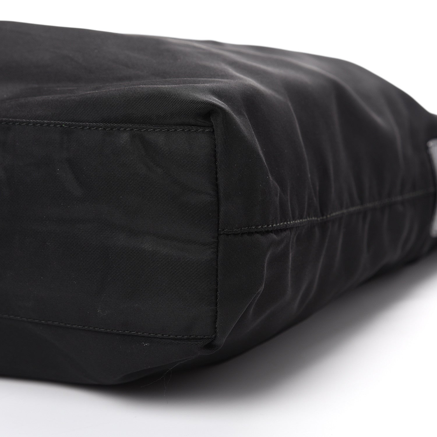 Prada Nylon Flat Messenger Bag Black 9 of 10