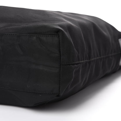 Prada Nylon Flat Messenger Bag Black 9 of 10