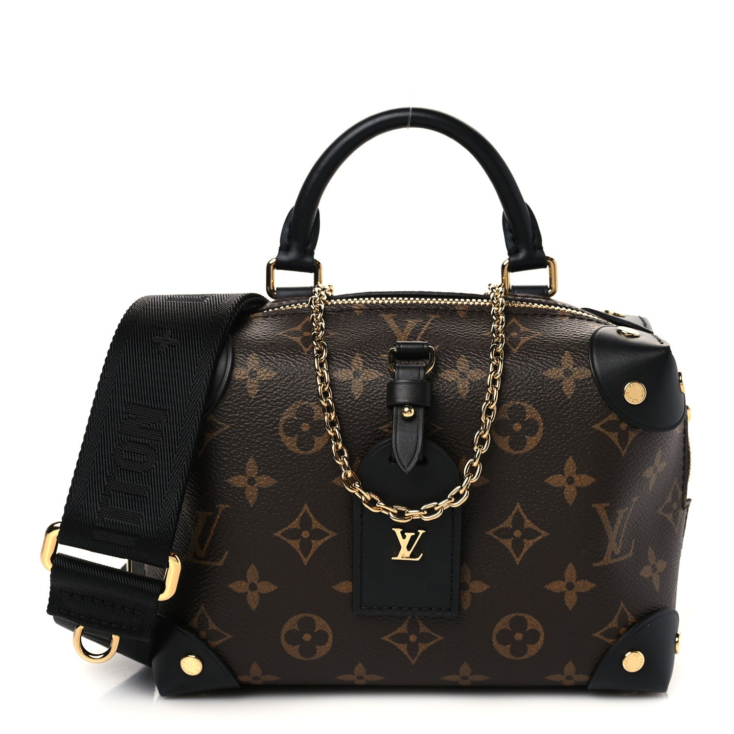 Louis Vuitton Monogram Petite Malle Souple Black 1 of 6