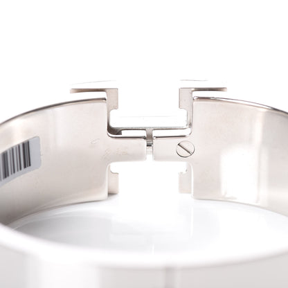 Hermes Enamel Wide Clic Clac H Bracelet GM Bleu Imperial 3 of 4