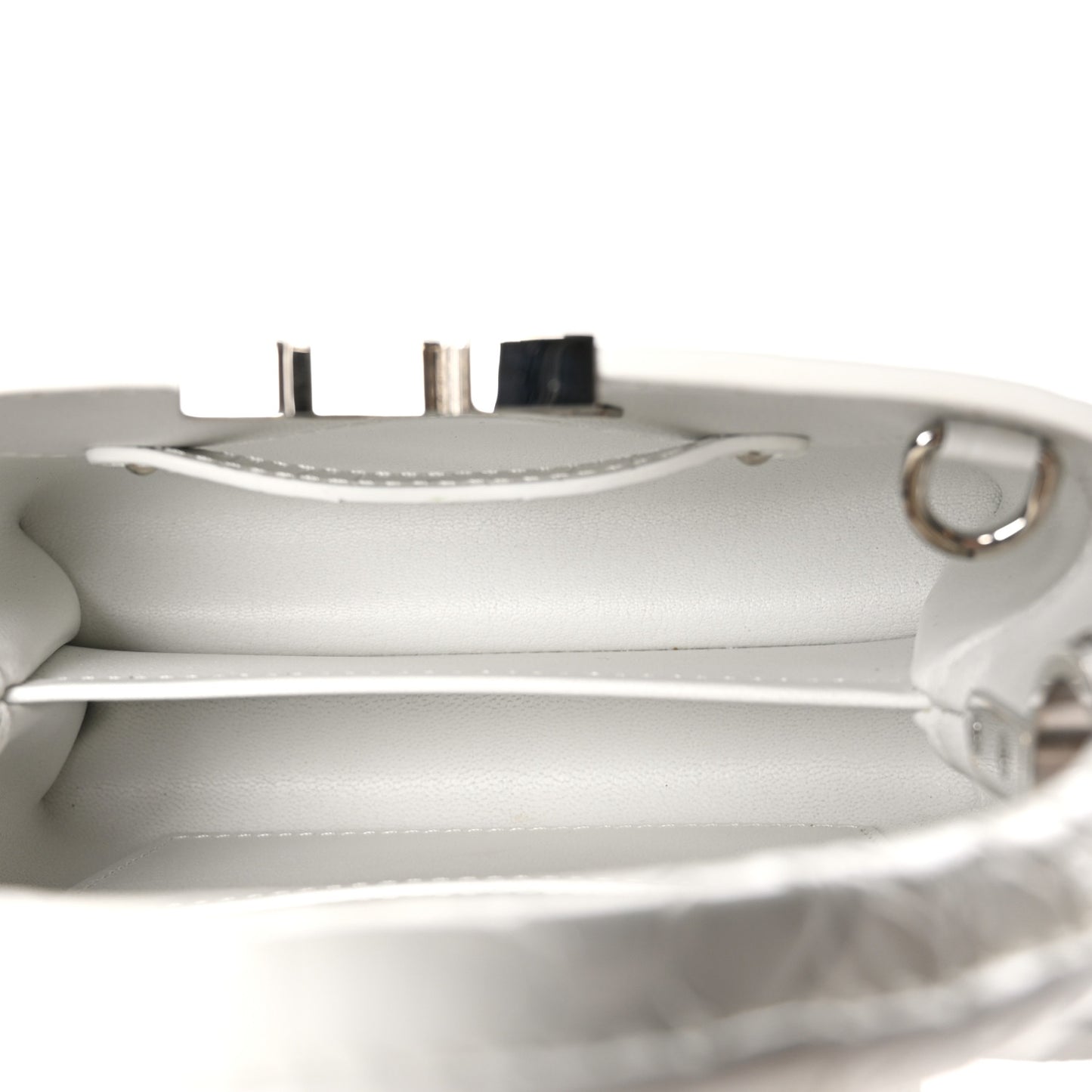 Crocodile Mini Capucines White