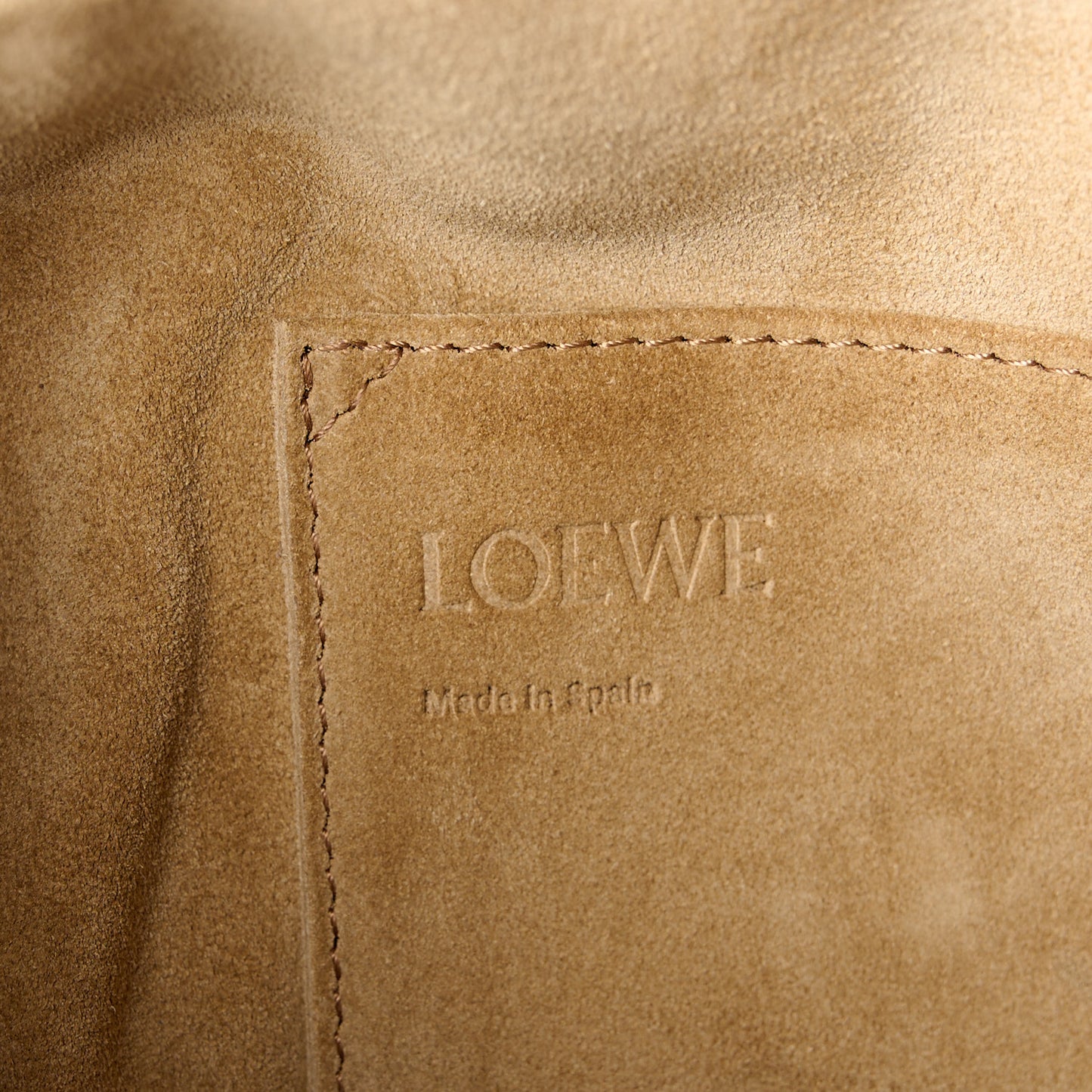 Shiny Calfskin Large Puzzle Bag Brownie