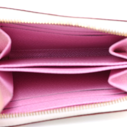 Louis Vuitton Monogram Multicolor Zippy Coin Purse Wallet White Litchi 5 of 6