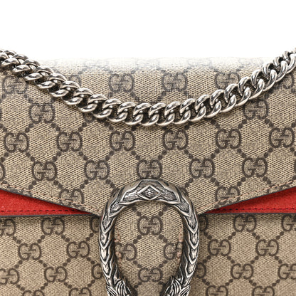 Gucci GG Supreme Monogram Small Dionysus Shoulder Bag Red 8 of 11