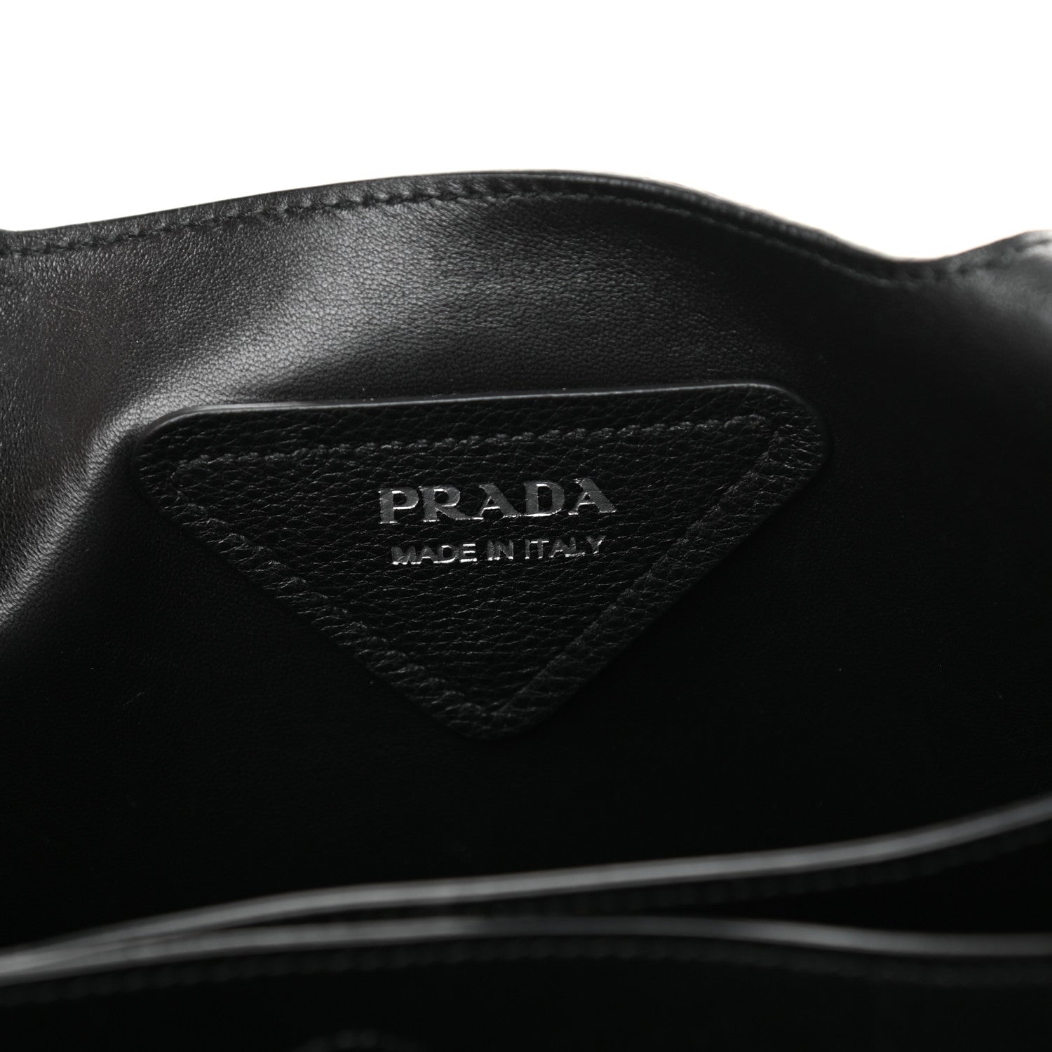 Prada Vitello Daino Soft Large Dynamique Tote Black 6 of 17