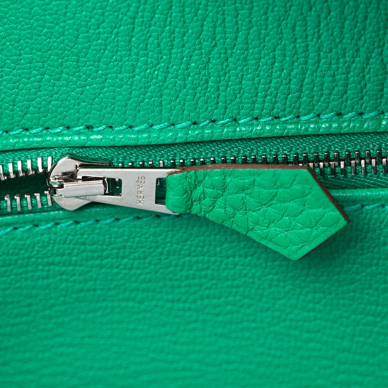 Hermes Taurillon Clemence Birkin 30 Menthe 17 of 31
