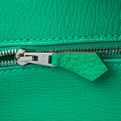 Hermes Taurillon Clemence Birkin 30 Menthe 17 of 31