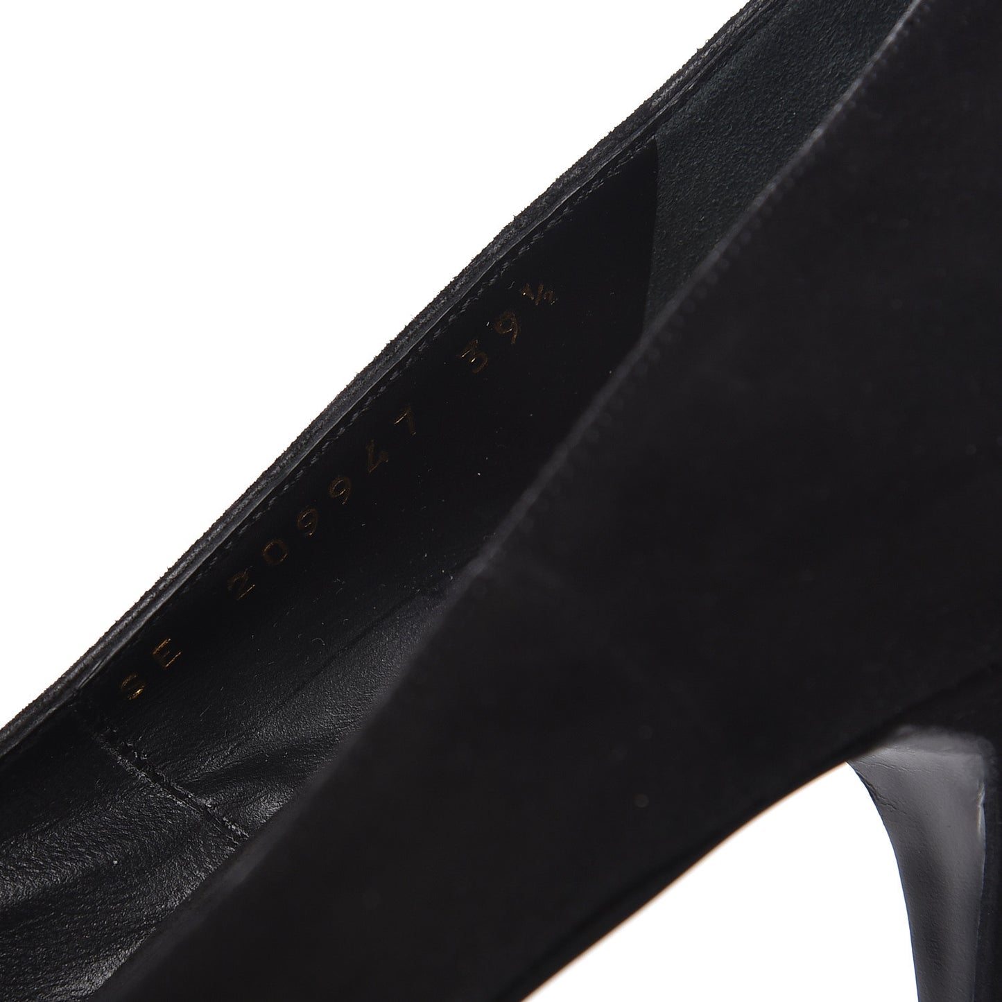 Suede Calfskin Tribtoo 80 Pumps 39.5 Black