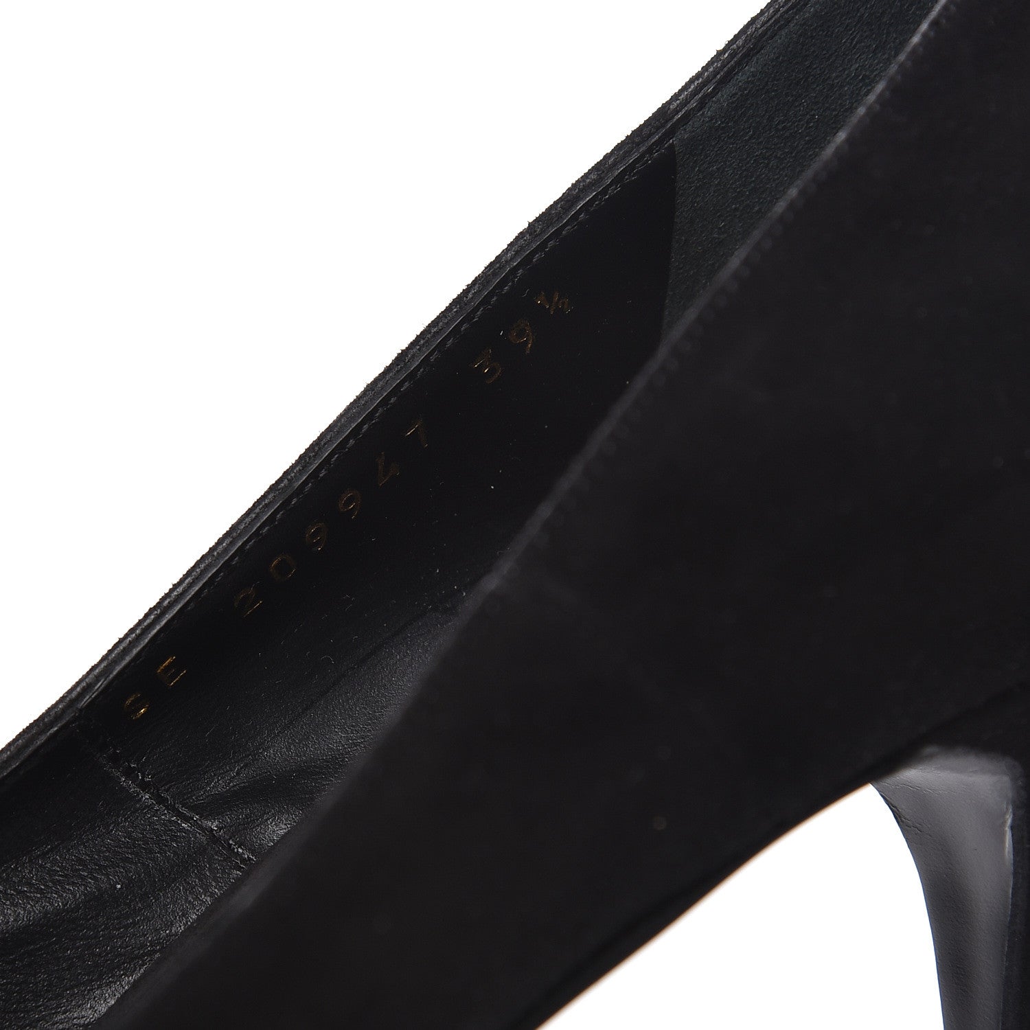Saint Laurent Suede Calfskin Tribtoo 80 Pumps 39.5 Black 8 of 11