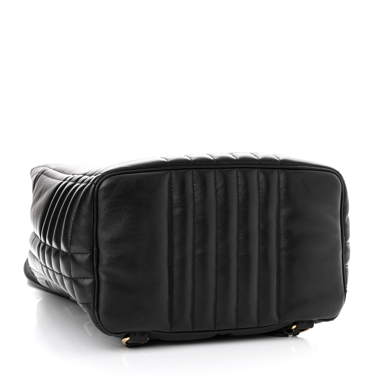 Lambskin Quilted Medium Lola Backpack Black