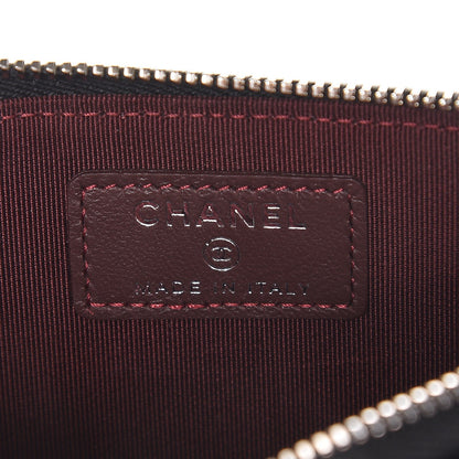 Chanel Lambskin Quilted Classic Zip Pouch Black 6 of 7