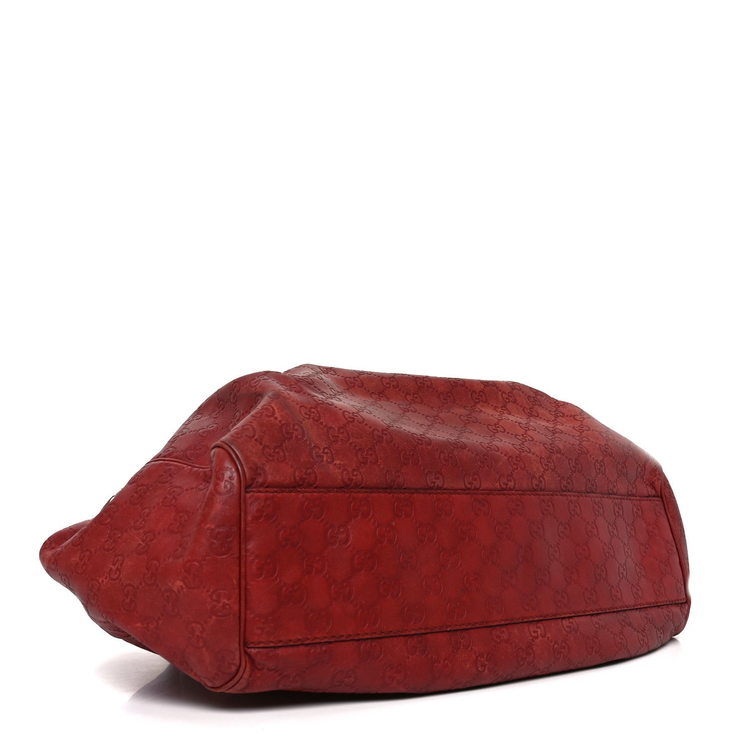 Gucci Guccissima Large Sukey Tote Red 6 of 18