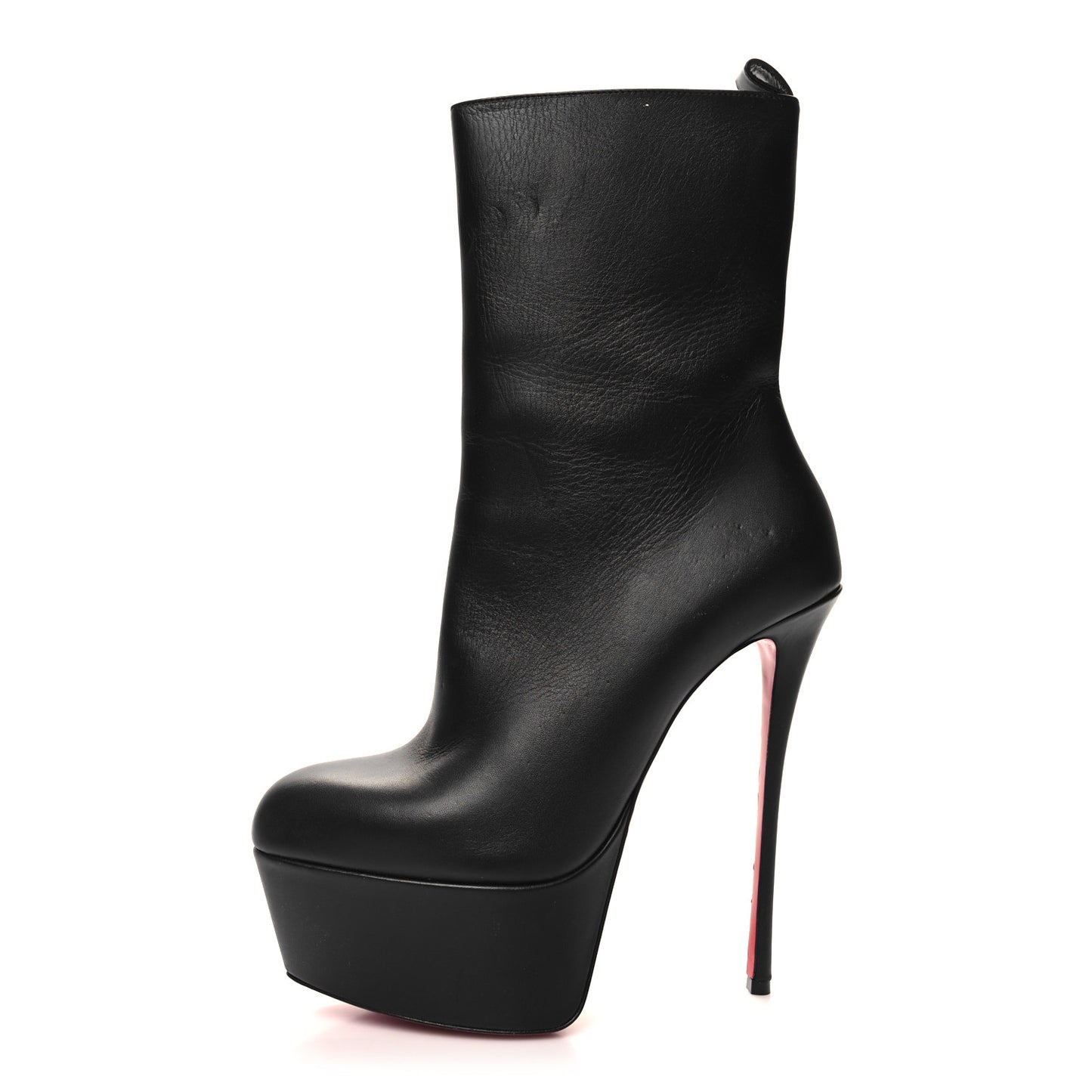 Calfskin Dolly Alta Booty 160 Ankle Boots 40 Black