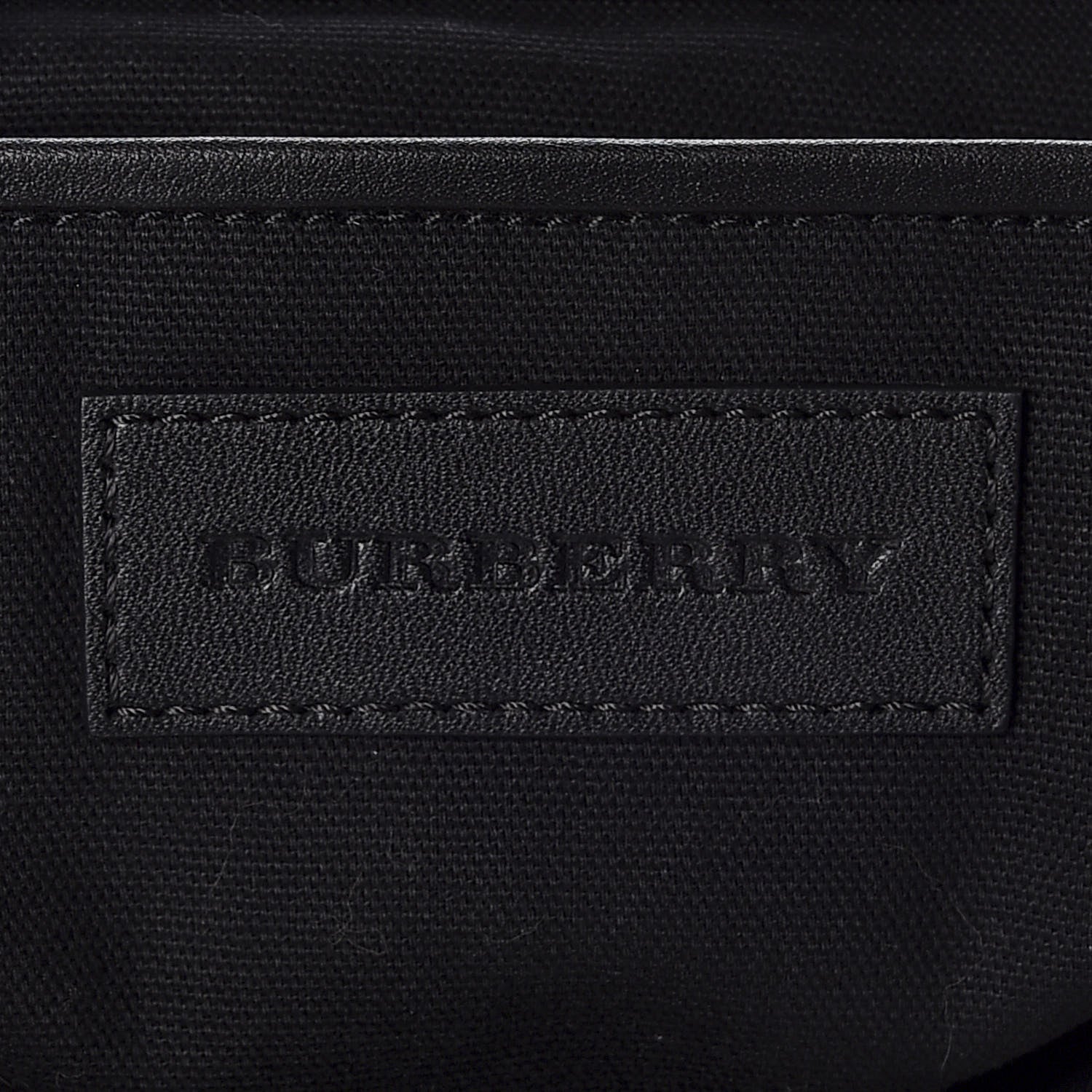 Burberry Canvas Mega Check Medium Rucksack Backpack Black 7 of 8