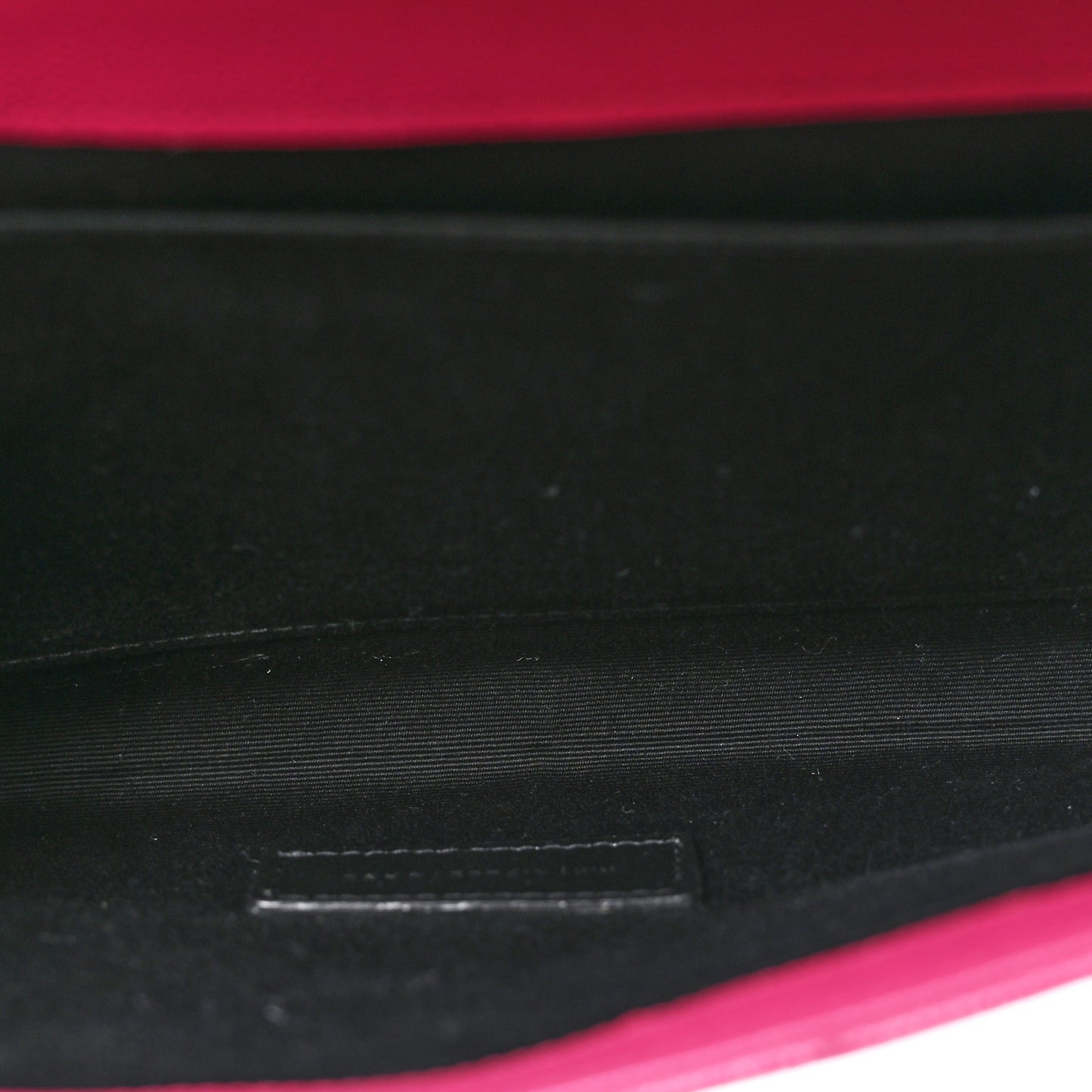 Grain De Poudre Matelasse Chevron Monogram Envelope Clutch Fuxia Couture