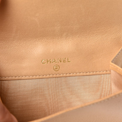 Chanel Caviar Timeless CC Compact French Wallet Beige 7 of 10