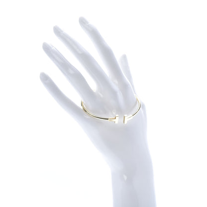 Tiffany 18K Yellow Gold T Wire Bracelet 2 of 5