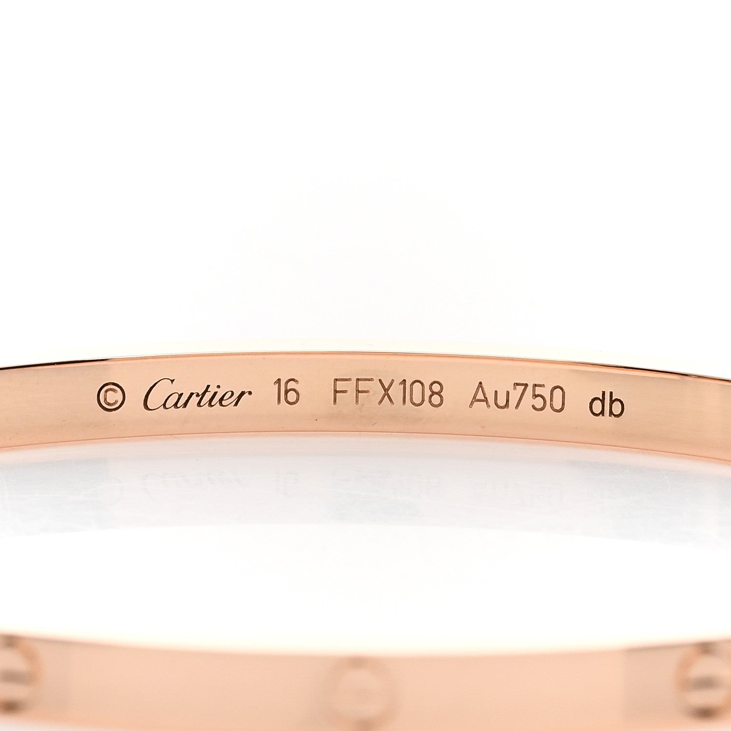 Cartier 18K Pink Gold Small LOVE Bracelet 16 4 of 4