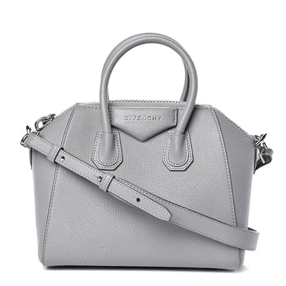 Givenchy Sugar Goatskin Mini Antigona Pearl Grey 1 of 12