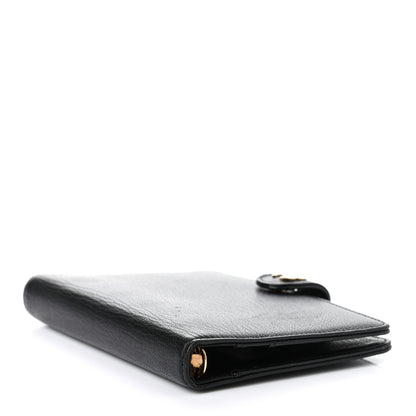 Chanel Goatskin Small Ring Agenda Planner Black 4 of 7