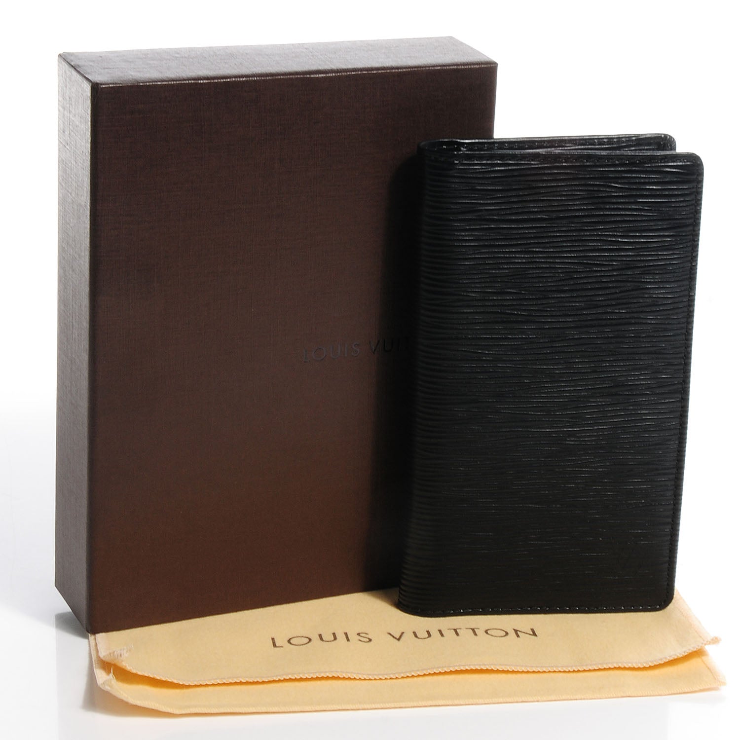 Louis Vuitton Epi Pocket Agenda Cover Black 6 of 7