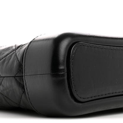 Chanel Aged Calfskin Quilted Small Gabrielle Hobo Black 9 of 13