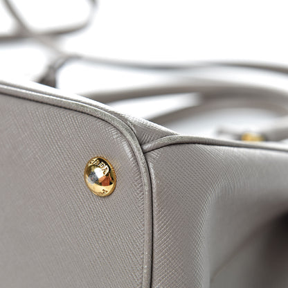 Prada Saffiano Small Galleria Double Zip Tote Argilla 19 of 22