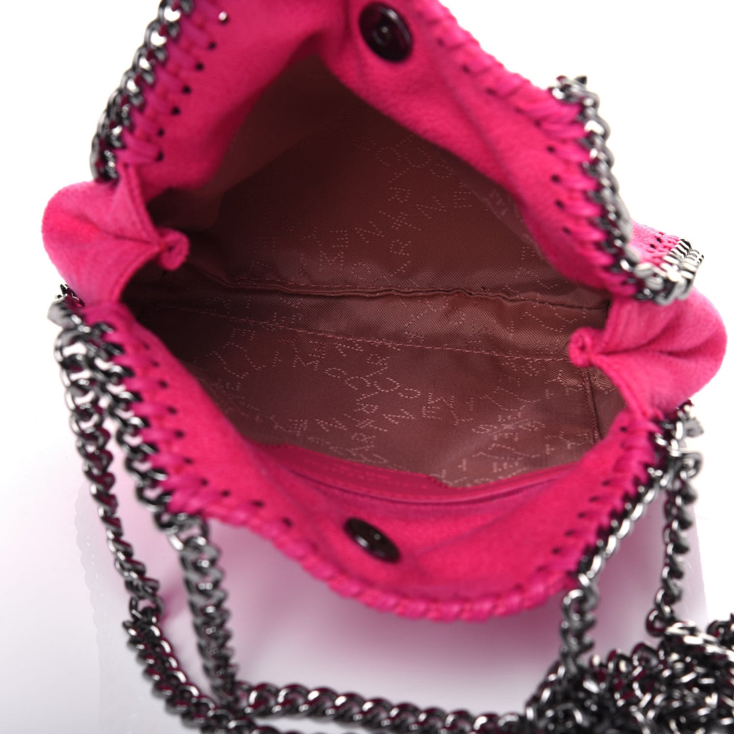 Shaggy Deer Tiny Falabella Tote Hot Pink