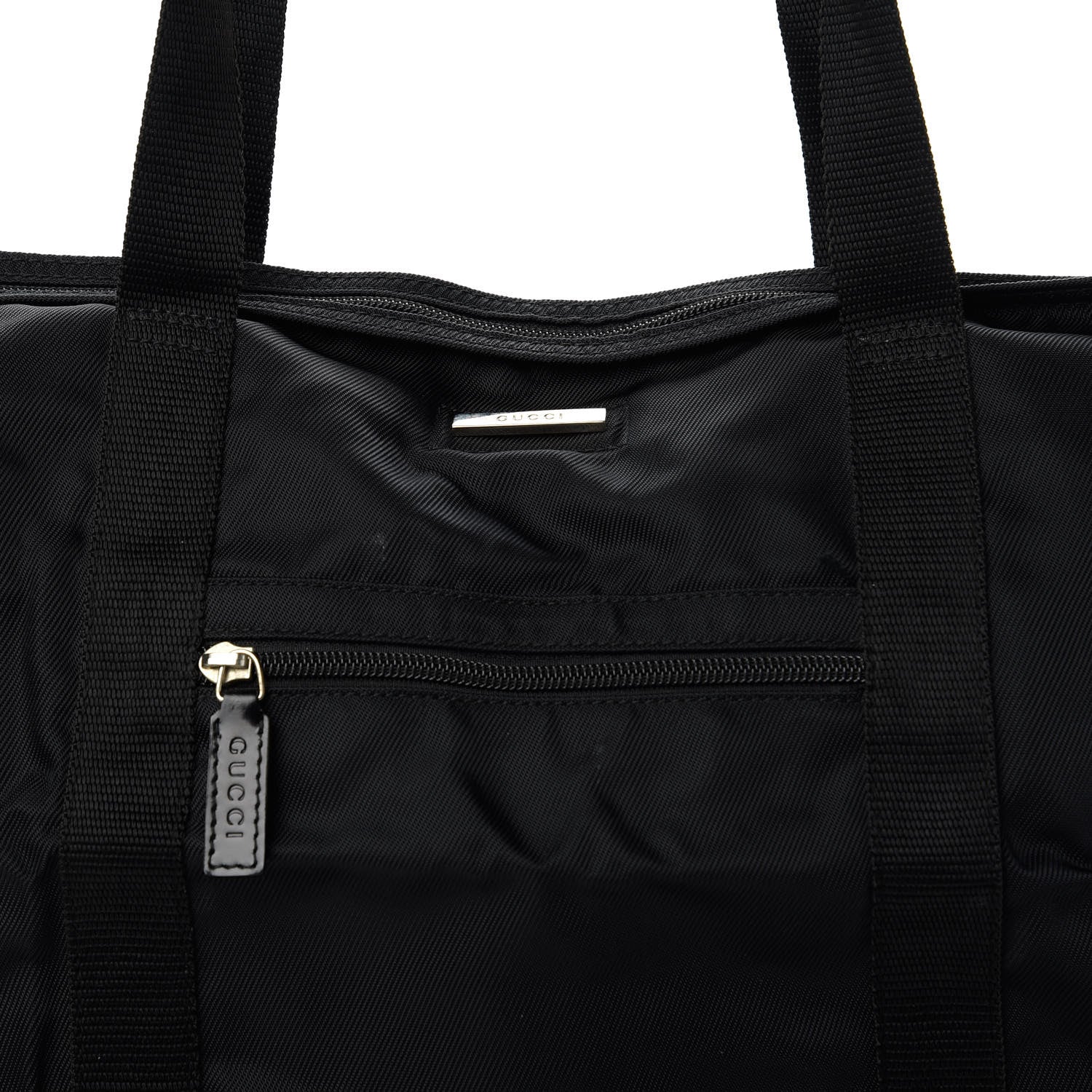 Gucci Nylon Tote Black 10 of 12