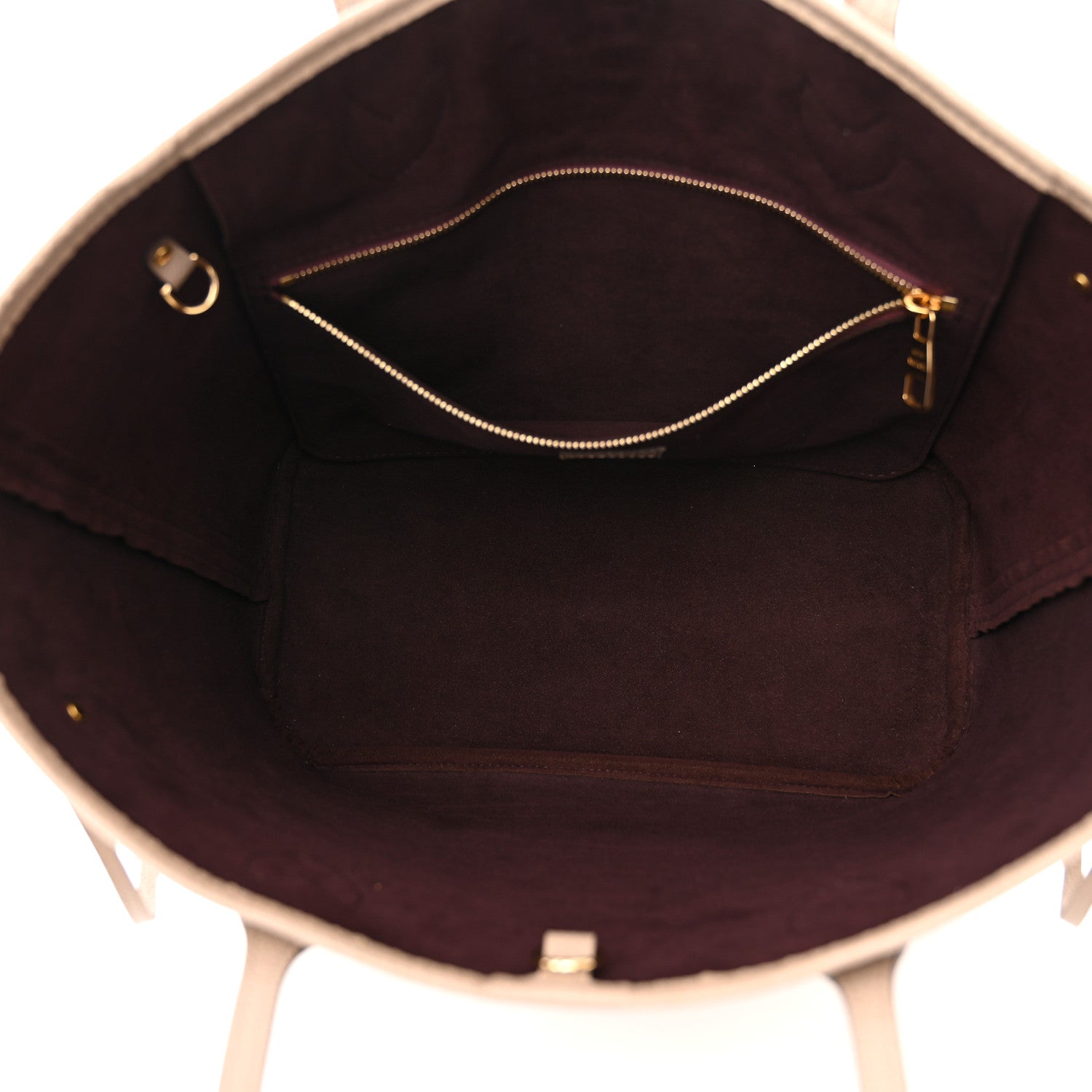 Louis Vuitton Empreinte Monogram Giant Neverfull MM Tourterelle 5 of 10